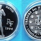 1996 France Large Silver Proof 10 fr/1.5 euro David/Michelangelo