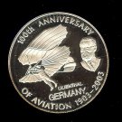 2008 Congo Large Proof 10 F Aviation Lilienthal