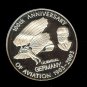 2008 Congo Large Proof 10 F Aviation Lilienthal