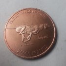 Very Rare 2007 Senegal Copper  25000 fr essai pattern Cheetah- Fauna