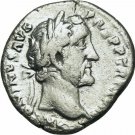 Ancient Rome Antoninus Pius AD 138-161 SILVER DENARIUS FORTUNA #3