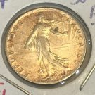 1914  France Liberty  silver 50 Centimes