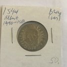 1544 Brandenburg Prussia(German States) Silver  Groschen Albert Eagle