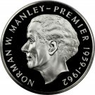 1976 Jamaica Large Silver Proof $5 Manley