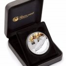 2010 Cook Is 1 OZ Proof Silver $1 Naval Battles Civil War Hampton Roads Nice Box