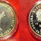 1983 Poland Silver Proof  500 Zl-Olympic Skater Proba/Pattern