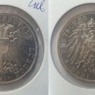 Rare 1912 Lubeck(Germany) silver 3 Mark, NICE
