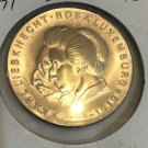 1971 DDR(East Germany)Silver 20 Marks -Karl Liebknecht/Rosa Luxemburg BU #2