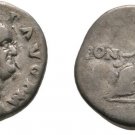 Ancient Rome Vespasian AD 70-2 AR denarius Vesta Simpulum
