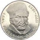 1977 Germany Silver 5 M Carl Gauss
