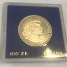 1976 Poland Silver Proof 100 ZL Tadeusz Kosciuszko-original holder