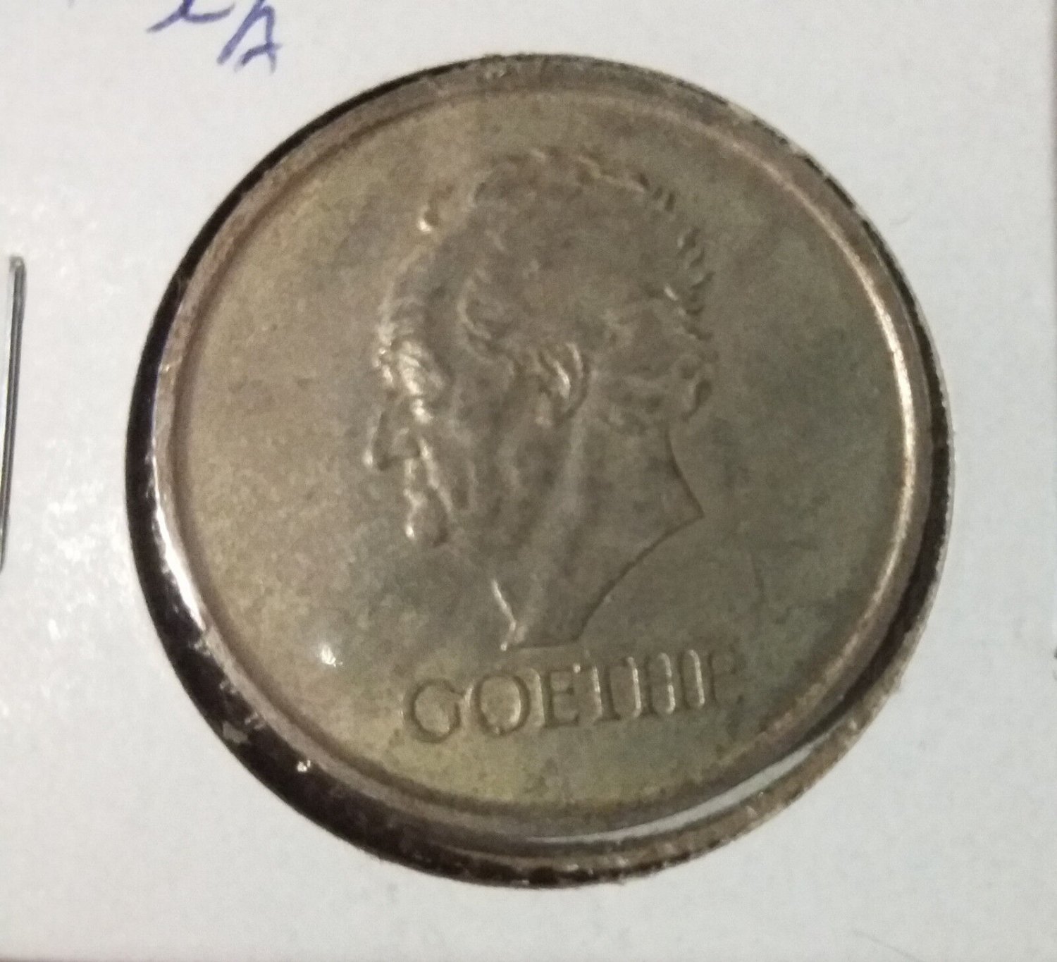 Rare 1932 A Germany Weimar  Rep Silver 3 marks Goethe- Nice #3