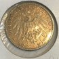 1910 Bavaria Germany Large Silver 3 Mark