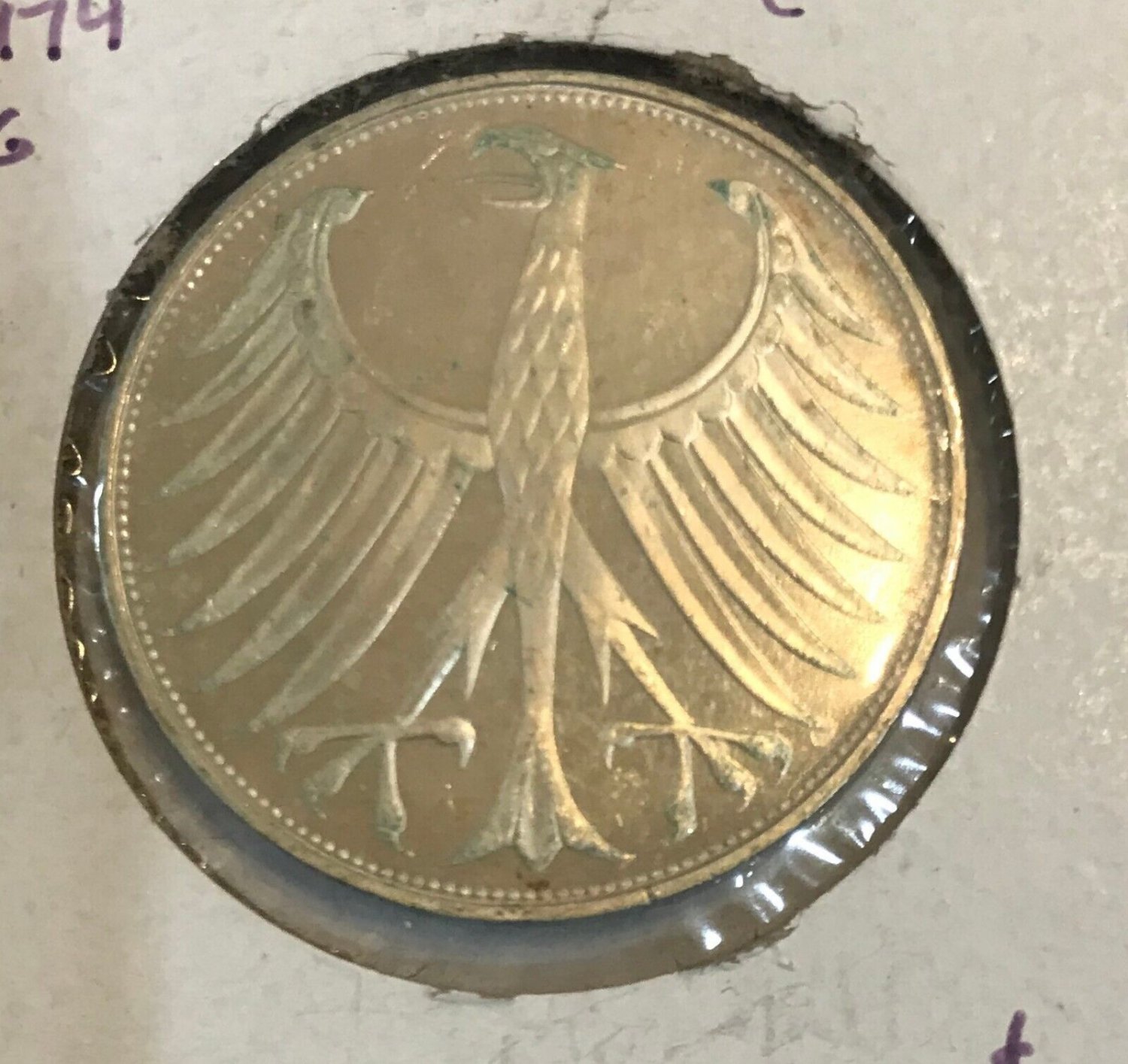 1974 G Germany Large Silver 5 marks