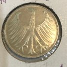1974 G Germany Large Silver 5 marks