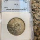 Rare 1885( year 18) Japan 50 sen- Dragon- slabbed