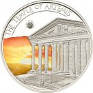 2013 Palau Large Proof Silver color $5 7 World Wonders-Artemis Temple