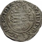 1614 Hungary Silver Denar-King Mathias-Habsburg Dynasty;Virgin Mary,#1-rev.date