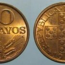 1973 Portugal 50 Centavos Red UNC