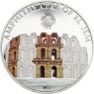 2016 Palau Large Proof Silver color $5 World Wonders-Amphitheatre of El Jem