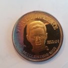 USA 2000 Large Silver 1OZ Medal Elian Gonzales USA-Castro standoff-Superb toning