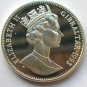 1993 Gibraltar Large Silver Proof  1 Crown Peter Rabbit