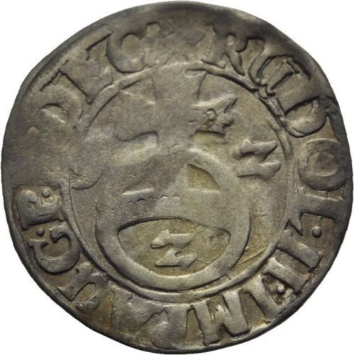 1592 Solms Lich (German States) Silver 2 kreuzer Rudolf #2
