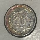 1906 Mexico 10 Centavos Great toning