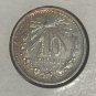 1906 Mexico 10 Centavos Great toning