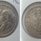 Rare 1915 MECKLENBURG-SCHWERIN(Germany) silver 3 Mark, NICE