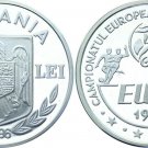 1996 Romania Large Silver Proof 100 Lei  Soccer(Football)