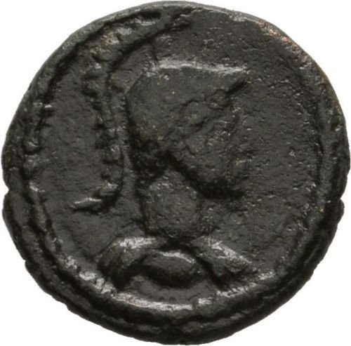 RARE Ancient Rome after 40BC MACEDON AMPHIPOLIS ATHENA EAGLE