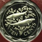 1976 Bahamas  Proof 10 c- Fish