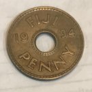 1934 Fiji 1 penny