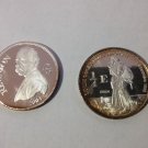 Rare 2004 French Reunion Silver Proof 1/4 euro Essai-Roty/Farmer/1888
