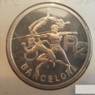 1992 South Africa Large 1 oz Silver Proof 2 Rands OLympics