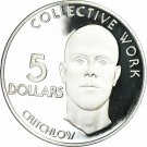 1977 Guyana Large Silver Proof $5-Crichlow