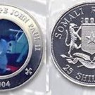 2004 Somalia lrg color 25 s-Pope John Paul II Poland T3