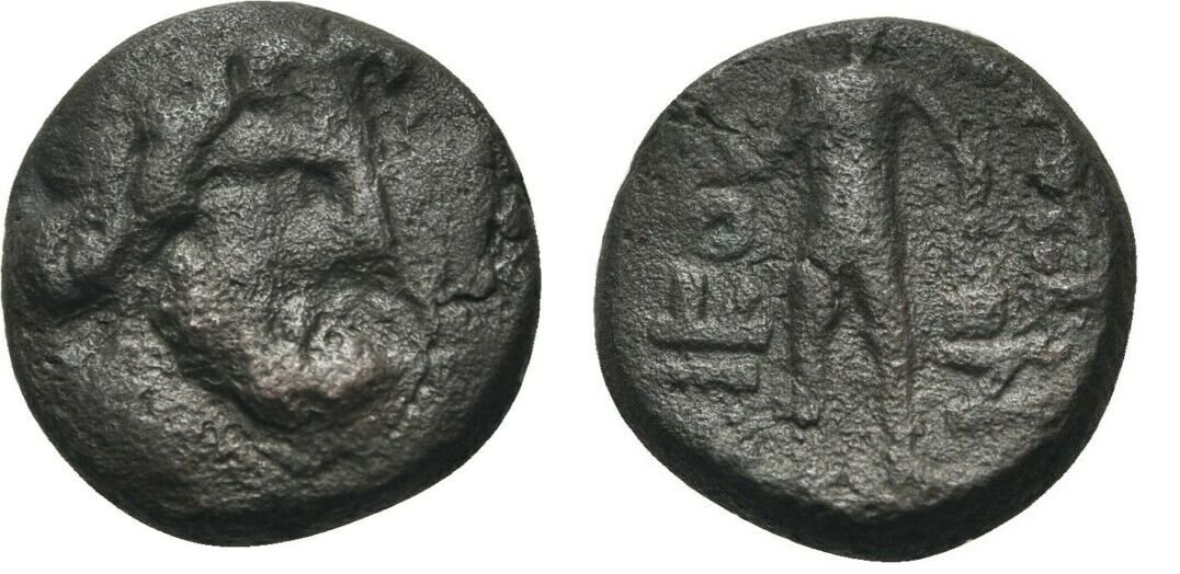 Ancient Greece 4-3 Cent BC  ZEUS Bronze