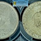 Rare 1929 A Germany silver 5 Marks Lessing--PCGS MS 62