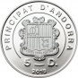 2013 Andorra Large Proof Silver color 5 Diners-Equestrian Reining