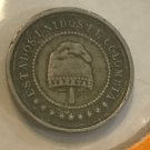 1881 Colombia 2 1/2 Centavos- Frigian cap