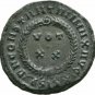 Ancient Rome 306-337 AD CONSTANTINE SISCIA VOT WREATH-Nice