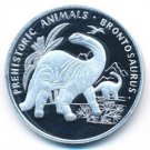 2007 KOREA Large 10 Won- Brontosaurus Dinosaur