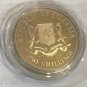 1998 Somalia Large Silver Proof Piedfort Color Maine Cat 250 sh