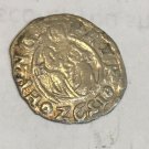 1592 Hungary Silver Denar-Madonna;  King Rudolf