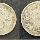 Rare 1901 Canada silver 25 cents