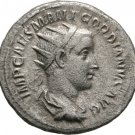 Ancient Rome 238-239  AD Gordian III Silver Antoninian Emperor/Virtus