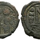 Ancient Byzantine 565-578 Justinus II Sophia Æ Bronze Large Follis