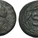 Ancient Rome 81-96 AD DOMITIAN Syria  SELEUCIS ANTIOCH WREATH AS SEMIS  #3